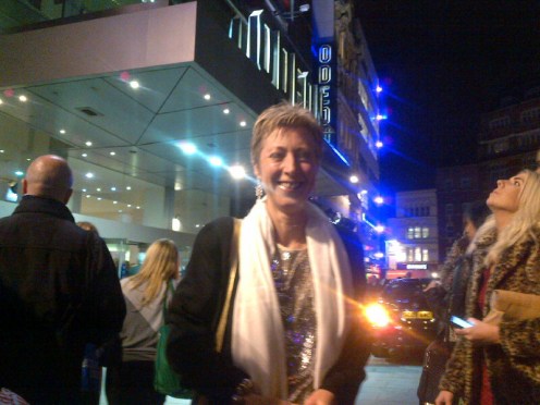 Outside Leicester Square Odeon, Crossfire Hurricane premiere